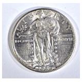 1929 STANDING LIBERTY QUARTER, CH BU 1929 STANDING LIBERTY QUARTER, CH BU