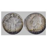 2 - AU QUARTERS; 1920 & 1932