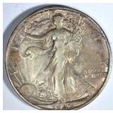 1940-S WALKING LIBERTY HALF DOLLAR, AU