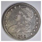 1828 CAPPED BUST HALF DOLLAR, VF/XF 1828 CAPPED BUST HALF DOLLAR, VF/XF