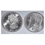 1882-S & 88 CH BU MORGAN DOLLARS 1882-S & 88 CH BU MORGAN DOLLARS