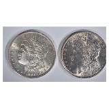 1899-O & 1904-O CH BU MORGAN DOLLARS