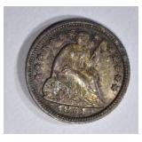 1851 SEATED LIBERTY HALF DIME AU/BU 1851 SEATED LIBERTY HALF DIME AU/BU