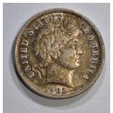 1902-S BARBER DIME AU/BU 1902-S BARBER DIME AU/BU