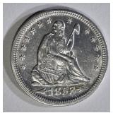 1853 ARROWS AND RAYS QUARTER AU 1853 ARROWS AND RAYS QUARTER AU