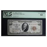 1929 $10 FEDERAL RESERVE BANK NOTE FR.1860-G