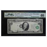 1969C $10 FEDERAL RESERVE NOTE PHILADELPHIA