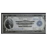 1918 $1 FEDERAL RESERVE BANK NOTE