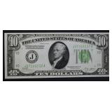 1928 B $10 FEDERAL RESERVE NOTE  CH.CU