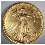 1909-D $20.00 SAINT GAUDENS GOLD  CH BU