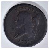 1793 HALF CENT FINE