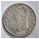 1833 BUST HALF DOLLAR AU