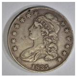 1835 BUST HALF DOLLAR XF