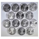 NICE BU AMERICAN SILVER EAGLES: NICE BU AMERICAN SILVER EAGLES: