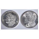 1885 & 85-O CH BU MORGAN DOLLARS