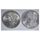 1889 & 99-O CH BU MORGAN DOLLARS