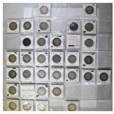33-DIFFERENT BARBER QUARTERS, MANY EARLY DATES 33-DIFFERENT BARBER QUARTERS, MANY EARLY DATES