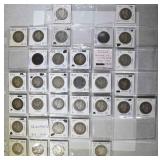 33-DIFFERENT BARBER QUARTERS, MANY EARLY DATES