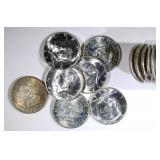 BU ROLL OF 1964 KENNEDY HALF DOLLARS BU ROLL OF 1964 KENNEDY HALF DOLLARS