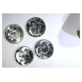 BU ROLL 1965 SMS KENNEDY HALF DOLLARS BU ROLL 1965 SMS KENNEDY HALF DOLLARS