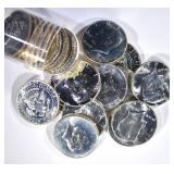 BU ROLL OF 1966 SMS KENNEDY HALF DOLLARS BU ROLL OF 1966 SMS KENNEDY HALF DOLLARS