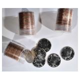 MIXED BU P&D MINT KENNEDY HALF DOLLAR ROLLS MIXED BU P&D MINT KENNEDY HALF DOLLAR ROLLS