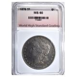 1878 7F MORGAN DOLLAR WHSG CHBU 1878 7F MORGAN DOLLAR WHSG CHBU