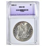 1880-O MORGAN DOLLAR APCG CHBU 1880-O MORGAN DOLLAR APCG CHBU
