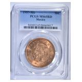 1957 MEXICO 50 CENTAVOS PCGS MS65RD 1957 MEXICO 50 CENTAVOS PCGS MS65RD