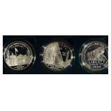 1994 US Veterans Commemorative 3 COIN SET