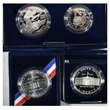 1- 1993 WWII 2-COIN PROOF SET &