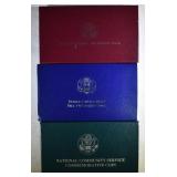 (2) 2-COIN PROOF SETS & (1) 1996 SILVER $ (2) 2-COIN PROOF SETS & (1) 1996 SILVER $