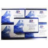 (5) 2008 US Mint Proof Quarter Sets. (5) 2008 US Mint Proof Quarter Sets.