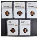5-1966 SMS LINCOLN CENTS NGC MS67RD 5-1966 SMS LINCOLN CENTS NGC MS67RD