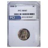 1950-D JEFFERSON NICKEL PCI SUPERB GEM BU 1950-D JEFFERSON NICKEL PCI SUPERB GEM BU