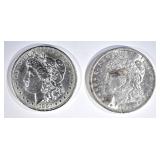 1880 & 85-O CH BU MORGAN DOLLARS 1880 & 85-O CH BU MORGAN DOLLARS