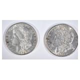 1898 & 1900 CH BU MORGAN DOLLARS 1898 & 1900 CH BU MORGAN DOLLARS