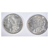 1898 & 1900 CH BU MORGAN DOLLARS