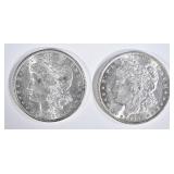2-1890 CH BU MORGAN DOLLARS 2-1890 CH BU MORGAN DOLLARS
