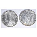 1900 & 1902-O CH BU MORGAN DOLLARS 1900 & 1902-O CH BU MORGAN DOLLARS