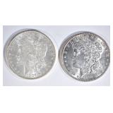 1886 & 1901-O CH BU MORGAN DOLLARS