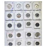 20-PRE 1964 SILVER QUARTERS: 10-BCH U 10-PROOF 20-PRE 1964 SILVER QUARTERS: 10-BCH U 10-PROOF