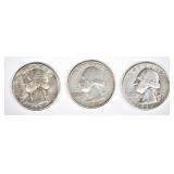 1935-S, XF, 39-D XF & 32 AU WASHINGTON QUARTERS 1935-S, XF, 39-D XF & 32 AU WASHINGTON QUARTERS
