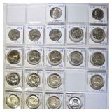 20 CH BU SILVER QUARTERS: 1939-60 20 CH BU SILVER QUARTERS: 1939-60