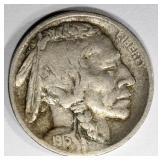 1913-D TYPE-1 BUFFALO NICKEL, VF