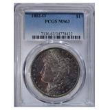 1882-O MORGAN DOLLAR PCGS MS63 1882-O MORGAN DOLLAR PCGS MS63