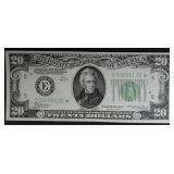 1934 $20 FEDERAL RESERVE NOTE