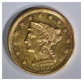 1877-S $2 1/2 GOLD LIBERTY HEAD  BU