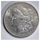 1891 MORGAN DOLLAR AU/BU