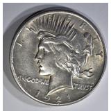 1921 PEACE DOLLAR AU/BU 1921 PEACE DOLLAR AU/BU